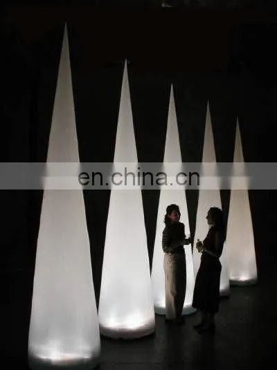 Outdoor Led Light Decoration Inflatable Cone Inflatable Lighting Tower