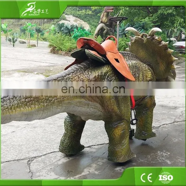 KAWAH Hot-Sale Amusement Park Outdoor Life Size Mechanical Dinosaur Ride photo-6