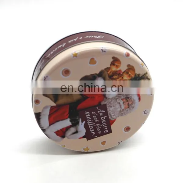 Direct Factory Christmas Round Gift Tin Box Wholesale photo-4