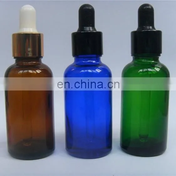 15ml 30ml Refill Empty Amber/ Cobalt Blue/ Green Essential Oil Glass Dropper Bottle photo-3