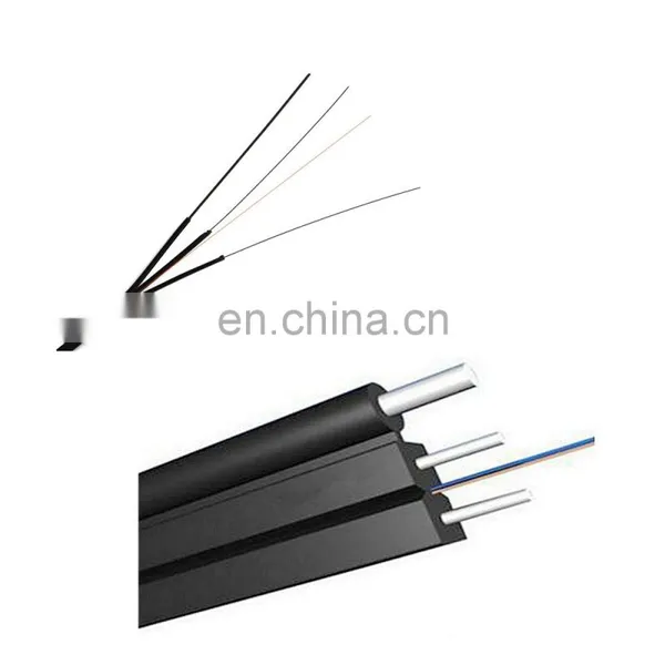 GJYXCH Indoor Outdoor Self-supporting Optical Fiber FTTH Drop Cable 1 Core 2 Core 4 Core Single Mode Fiber Type
