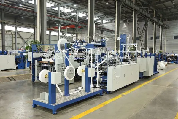ZB1260SF Fully Automatic Sheet Fed Shopping Gift Garment Paper Bag Sack Making Machine With Flat Handle photo-2