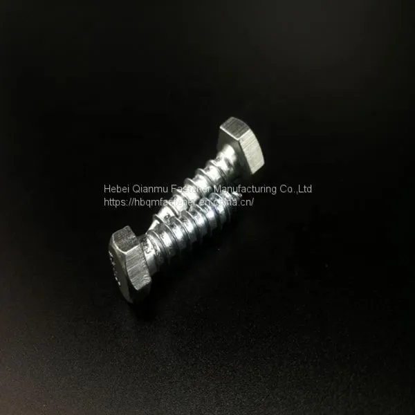 Hex Head Wood Screw DIN571 Zinc Plated Carbon Steel Wood Screw photo-2