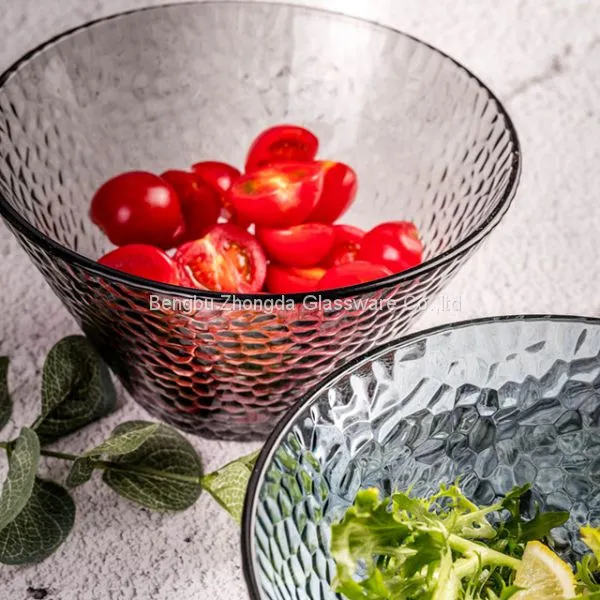 Wholesale Clear Colored Food Glass Bowls With Factory Price photo-4