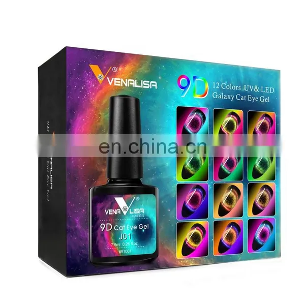 VENALISA Popular 7.5ml 20pcs Kit 9D Galaxy Cat Eye UV Gel Polish With Magnet For Nail Beauty photo-4