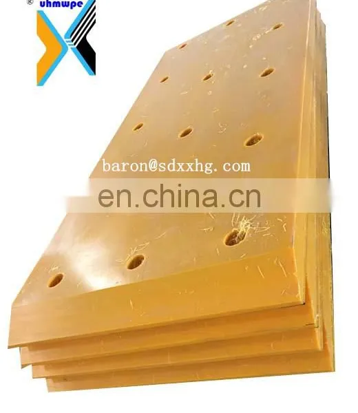 UHMW UHMWPE frontal facing pad of marine rubber fenders for bulk terminals, waterfront developments, dolphins fenders