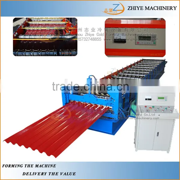 Trapezoidal Roof Panel Cold Forming Machine/profile Iron Sheet Cold Makig Line photo-4