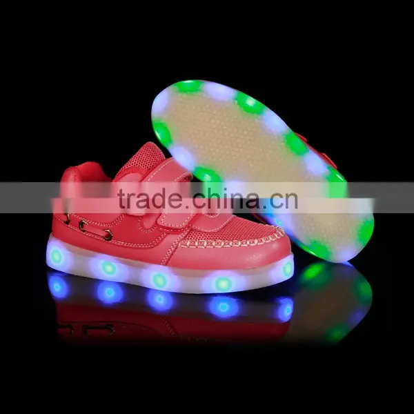 Colorful LED Flashing Light Kids Shoes, Rechargeable LED Shoes Kids photo-4