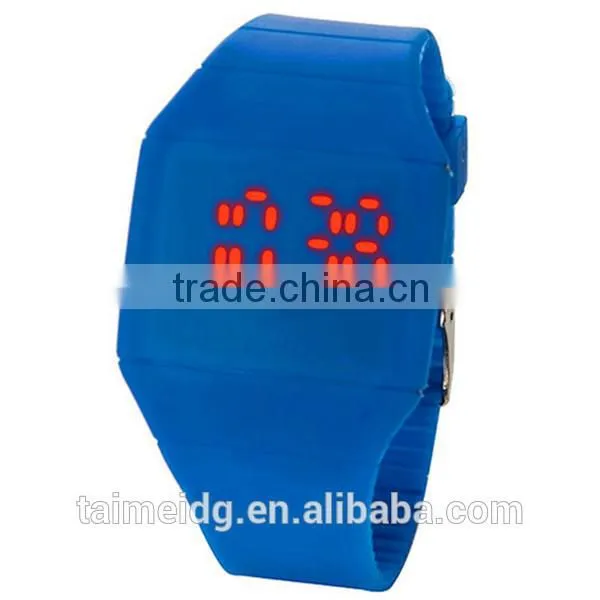 2015 Candy Color Custom Touch Screen Sport Silicone Led Watch for Sale, Cheap Watch, Boy Watch photo-6