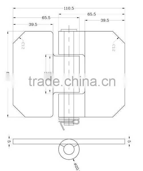 01528 Trailer Hinges Butt Hinges Door Hinges photo-5