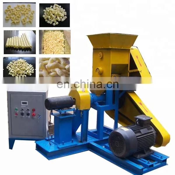 Small Scale Used Corn Soybean Meal Puff Snack Food Extruder Machine photo-5