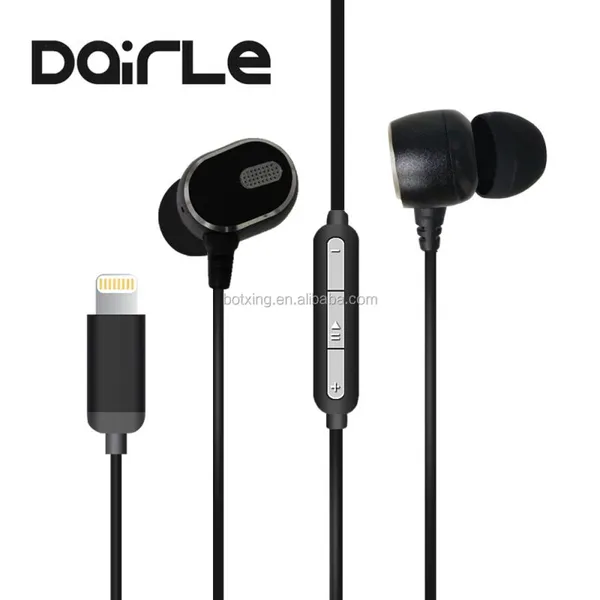 Tangle-free Super Bass Stereo Headphone Gift Original Earphone for Iphone Lighting Mfi photo-3