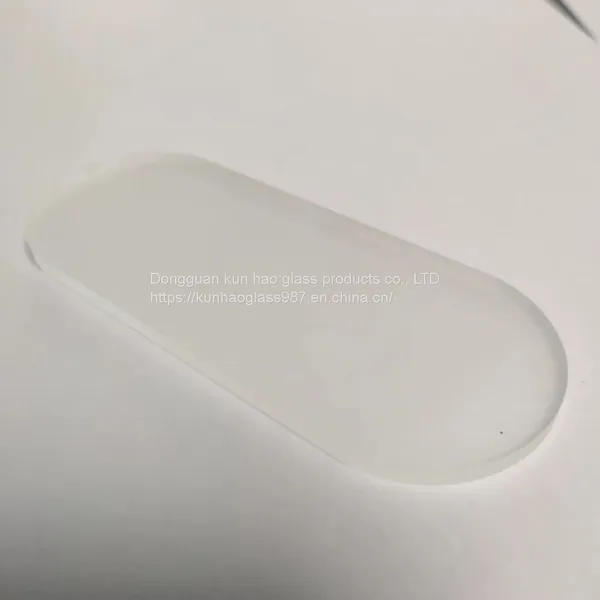 Crafts Lamps Frosted Glass Super White Tempered Glass Small Round Lens Shaped Glass photo-2