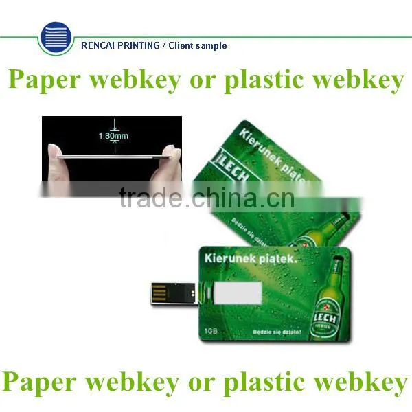 Interface Type USB 2.0 Plastic Webkey 1 gb Usb Flash Drives USB Business Card photo-2