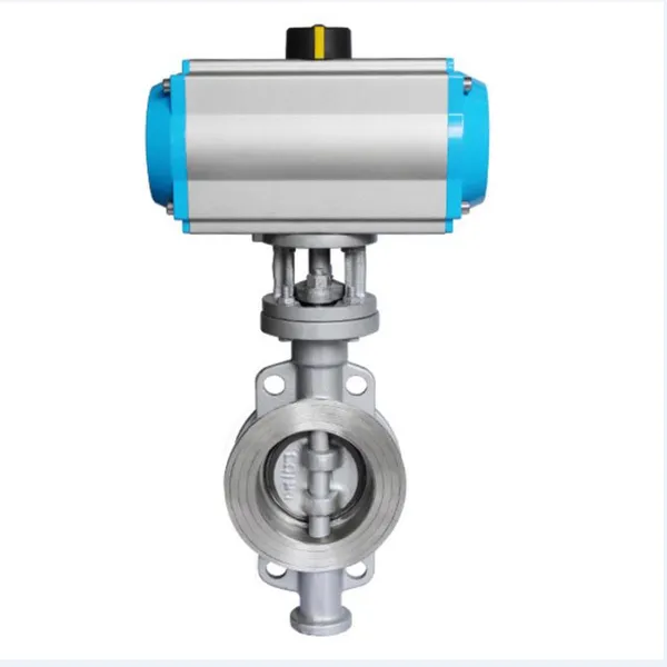 AW Pneumatic Flanged Butterfly Valves D673W-25P