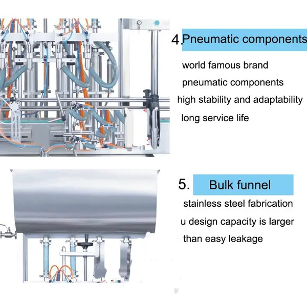 MO-Qdmdch Factory Price Full Automatic BZ0031 Filling Machine Liquid Paste for Oil Sauce Shampoo Cosmetic Cream Bottling Line photo-5