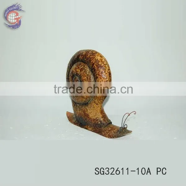 China Art Animals Ornament Garden Decoration Metal Decorative Snail for Sale photo-3