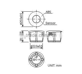 High Quality Parking Ultrasonic Sensor NU40D22TR-1 photo-2