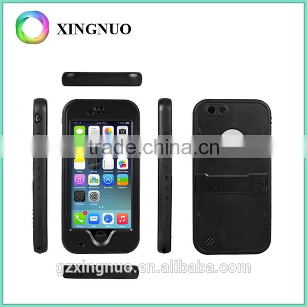 Hybrid Kickstand Rugged Waterproof Phone Case for Iphone 6s photo-4