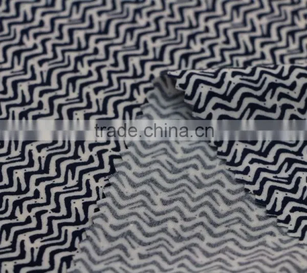 THE BEAUTIFUL BLOUSE CLOTHES 100% 45S RAYON 40S PRINTING FABRIC RAYON CHALLIS FABRIC photo-2