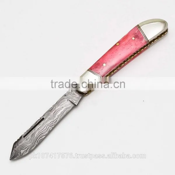 Damascus Folding Knife
