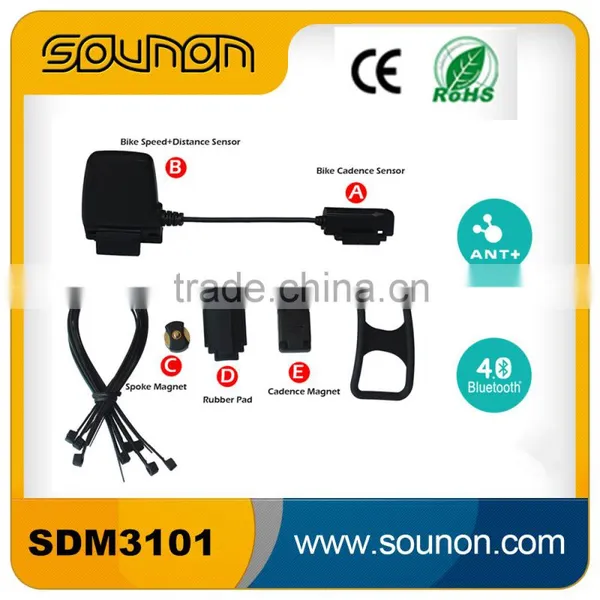 Sounon SDM-3101 ABS Waterproof Bluetooth Bicycle Computer, Bicycle Speedometer, Bicycle Cadence Sensor photo-3
