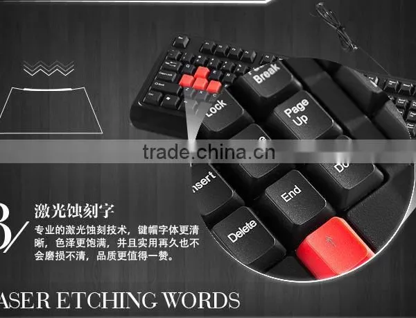 Wired Unique Computer Japanese Gaming Keyboard photo-3