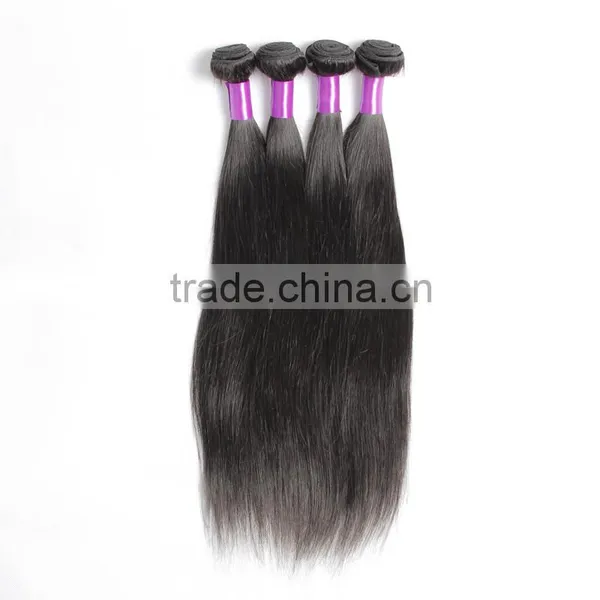 100 Human Hair Bundles, Brazilian Human Hair Weave, Double Machine Hair Weft, Remy Straight Hair Extension photo-6
