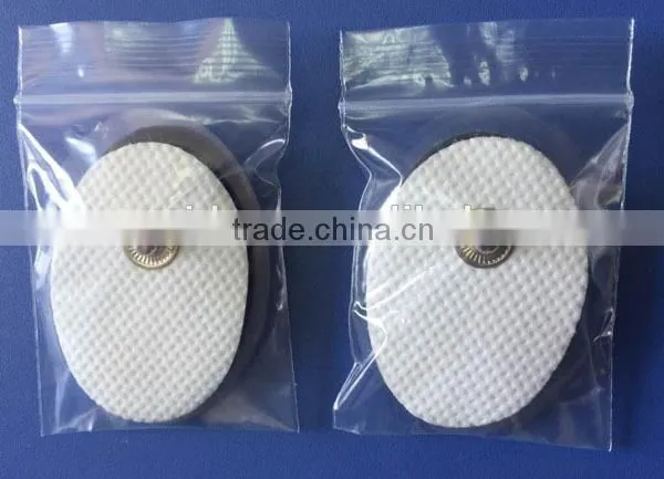 Small Oval Reusable TENS/EMS Unit Electrode Pads photo-3