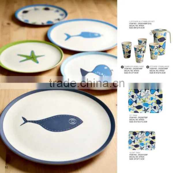 Bio Bamboo Fiber Dinner Plates photo-3