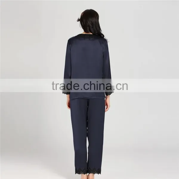 100% Pure Silk Pajama For Women Luxurious Sext Silk Sleepwear photo-5