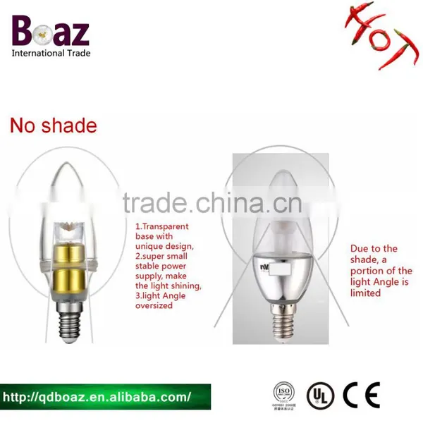 E12 Led Candle Light Bulb 15w photo-4