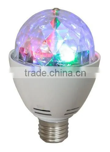 Rotating Disco Ball 360 Degree LED Disco Stage Light Home Party Bulb and Disco Lighting With Star Shower Effects photo-3