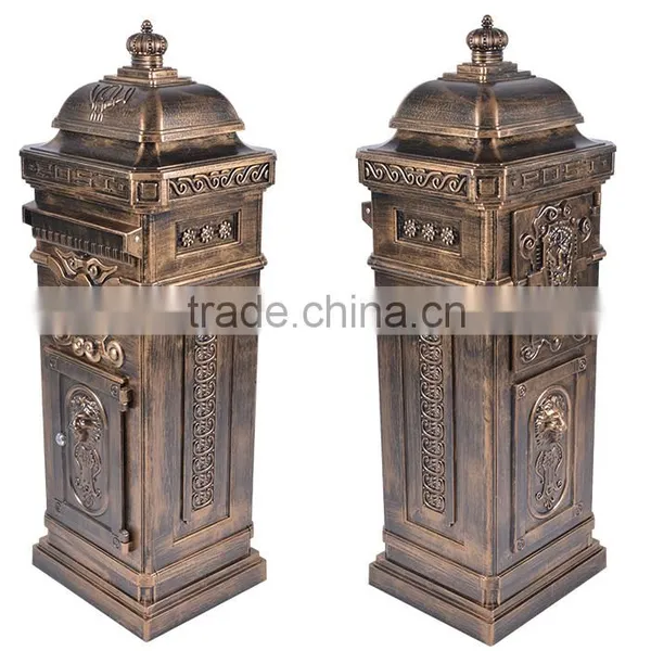 Produce Cast Aluminiun Residential Victorian Letterbox Germany Style photo-2