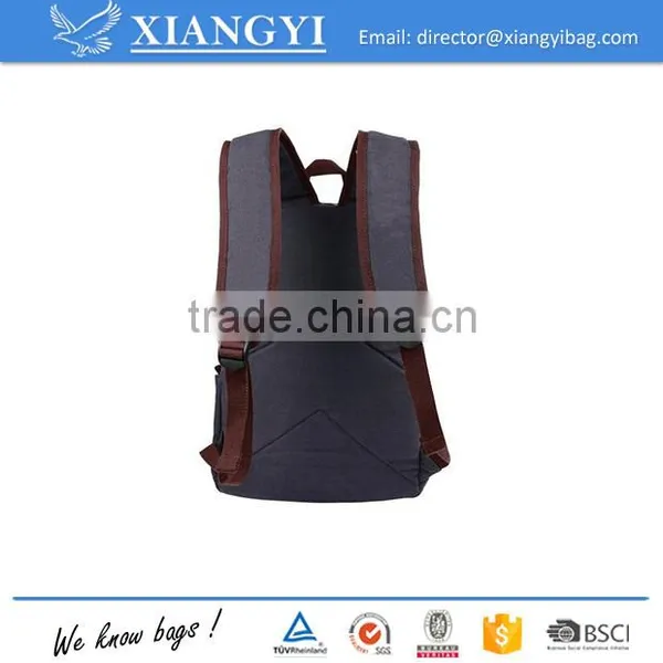 Canvas Backpack Laptop Bag Computer Bag College Bag Duffel Bag photo-4