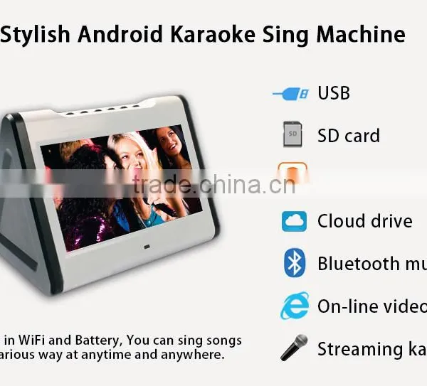 10.1'' Android Portable Karaoke Player With USB/Wifi/SD photo-2
