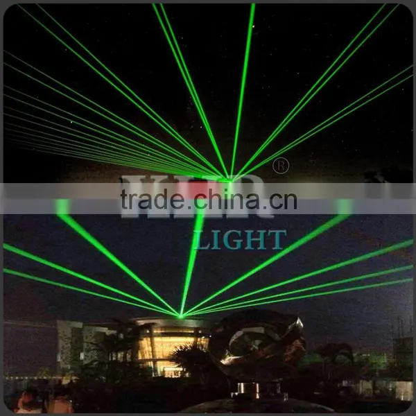 Single Green Outdoor Sky Laser Landmark,5W 5000mw Green Outdoor Advertising Projector photo-2