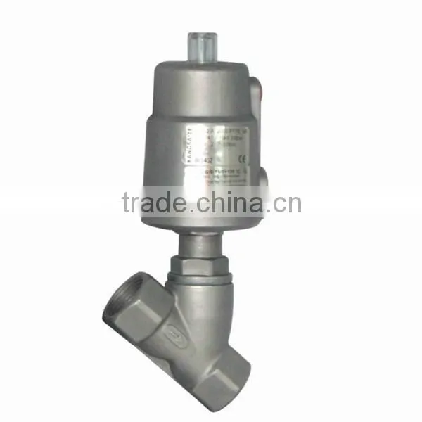 Good Pneumatic Thread Angle Seat Valve