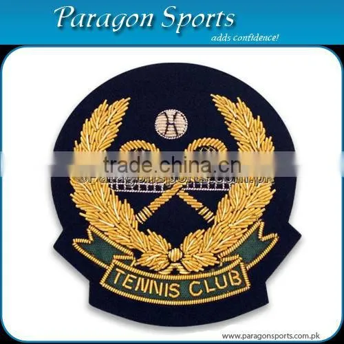 Bullion Badges Hand Embroidered Bullion Blazer Club Badges PS-160