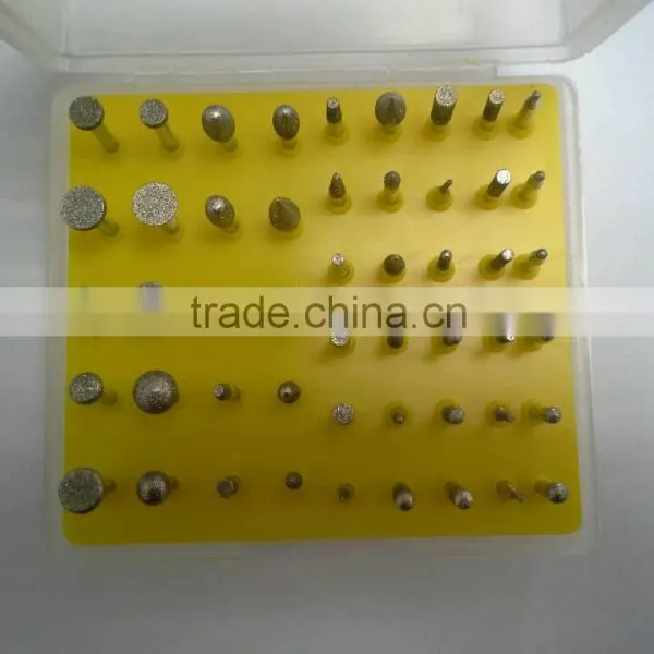 Yiyan Diamond Coated Burs Lapidary Rock Shaping Jewelers Tools photo-4
