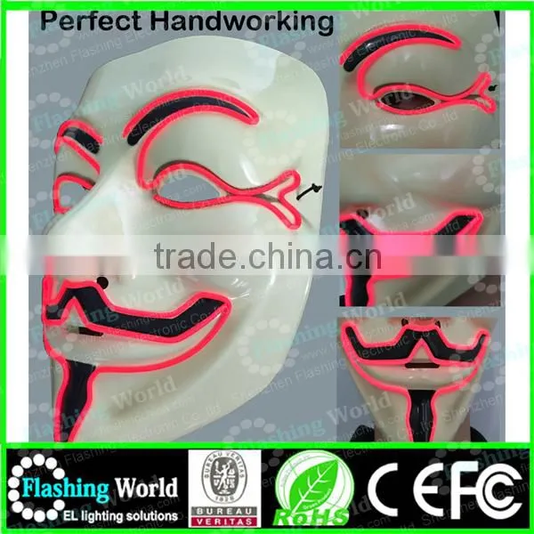 Wireless Fashion Masquerade Neon Party Mask, Party Supplies Fashion Flashing Neon Party Mask photo-3