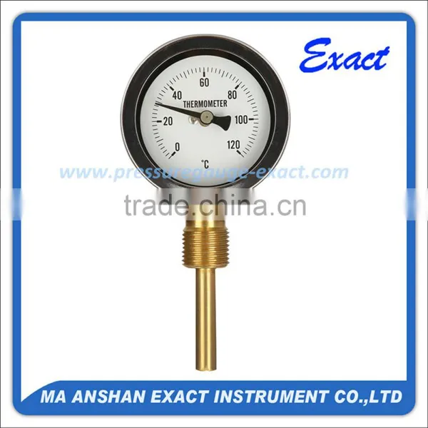 Painted Steel Bottom Hot Water Bimetal Thermometer