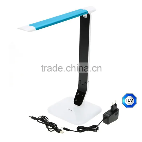 TUV Certificated Foldable Touch Switch LED Table Lamp Dimmer Eye Protect Adjustable Brightness&Color Temperature LED Desk Lamp photo-3