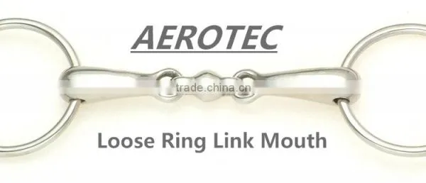 Equestrian Equipment Loose Ring Link Mouth Horse Bits