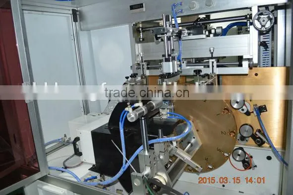 Glass bottles automatic screen printing machine