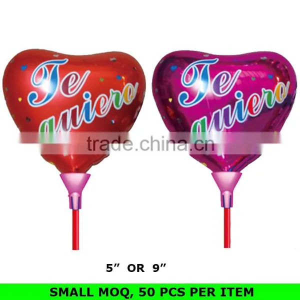 Wholesale Mini Round Shape Chirismas Santa Claus Mylar Inflatable Clap Stick Balloon photo-6