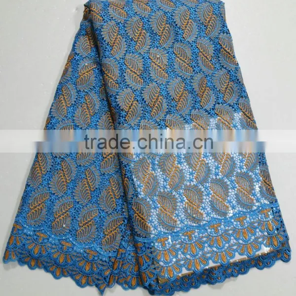 African Lace Fabrics in Turkey African Nigerian Guipure Lace Women Cord Lace for Party Dress photo-3