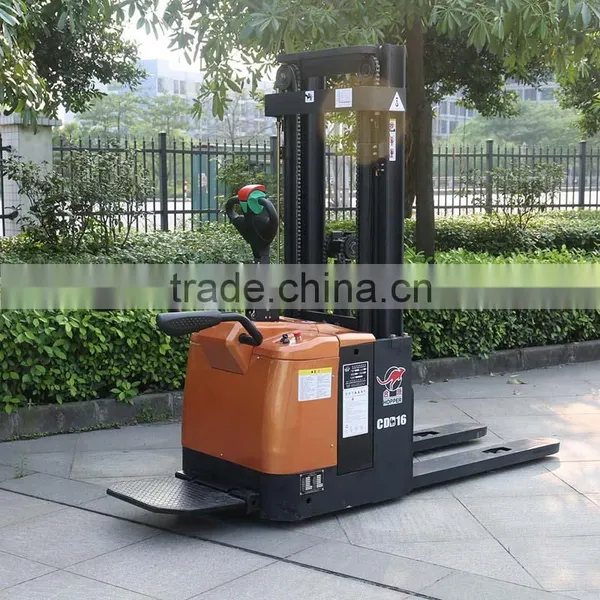 CE Certified Fully Powered Electric Pallet Stacker (CDD16) photo-3
