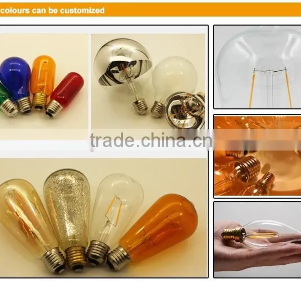 E27 8W Filament Led Bulb With CE/ROHS/ERP A60/A19 /ST64 4000K/3000K/6500K photo-6