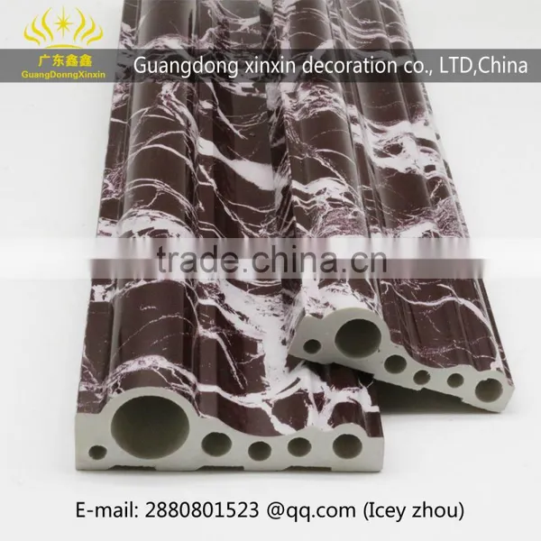 Factory Price Interior House Design Construction Fireproof Material Violet Red Molding Line photo-5